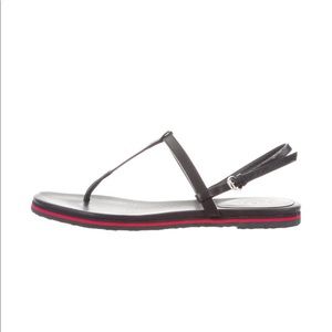 Navy Blue thong flats